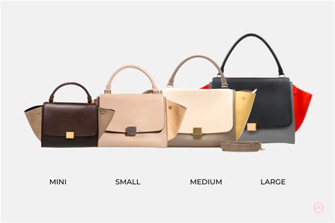 celine mini trapeze size|GUIDE TO CELINE: CLASSIC TIMELESS BAGS .